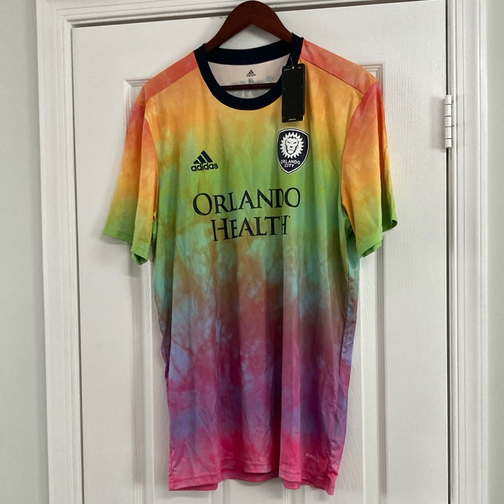 Orlando City SC “Love Unites” Pride NEW jersey size XL Rare! Hard to find